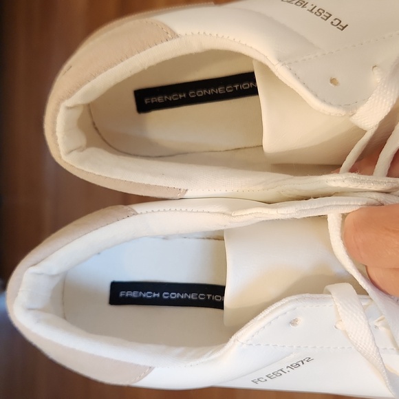 French Connection// white sneakers - Picture 3 of 4